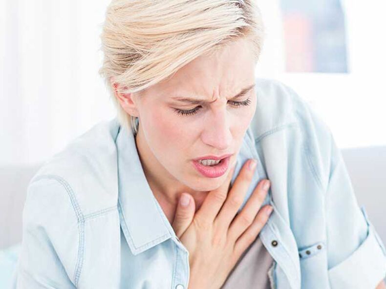 Η αναπνοή με θωρακική οστεοχόνδρωση προκαλεί πόνο και αίσθημα συστολής